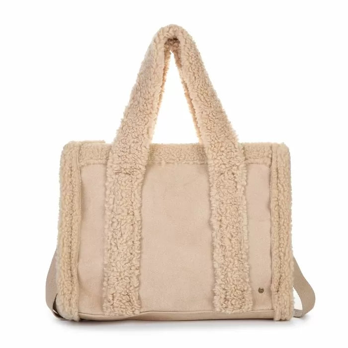 Teddy Shopper Tas - Beige