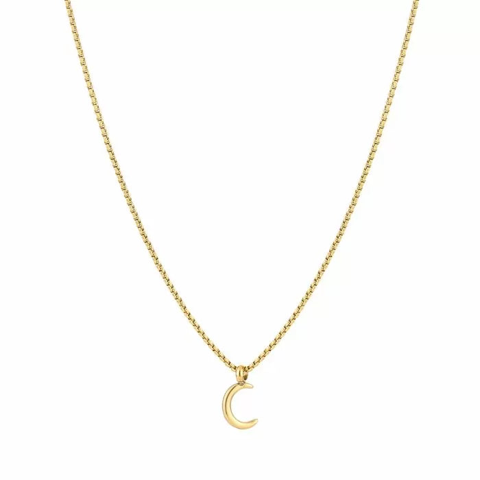 Initial Small Necklace - Gold