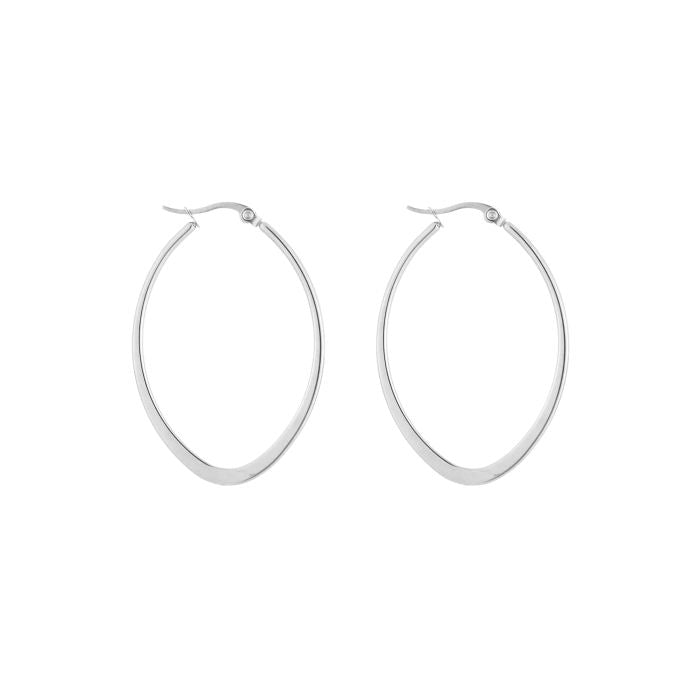 Yvette Large Earrings - Silver