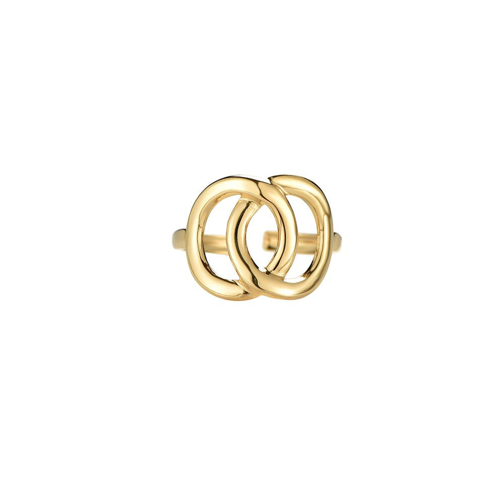 Double C Ring - Gold - Sieradenbycelin Sieradenbycelin Sieradenbycelin