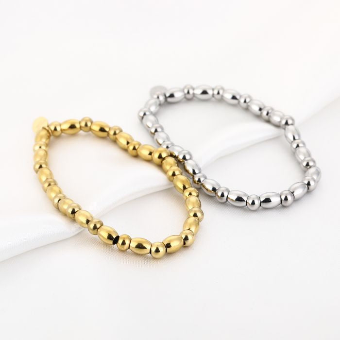 Beads Caroline Bracelet - Silver