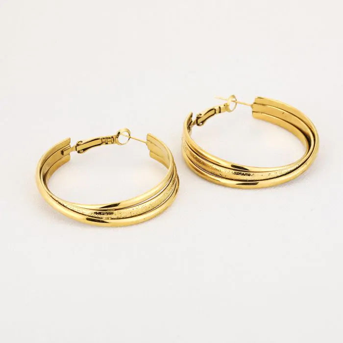 Stefanie Earrings - Gold