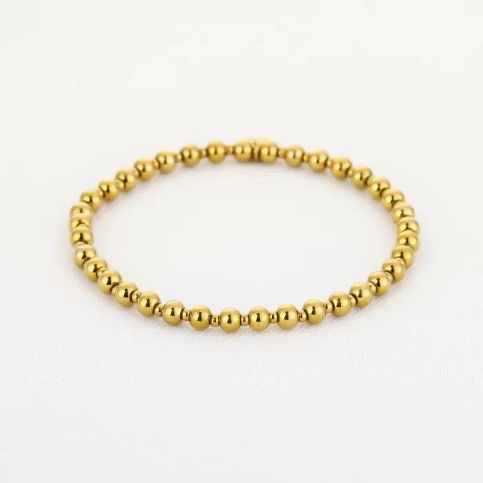 Beads Tiny Bracelet - Gold