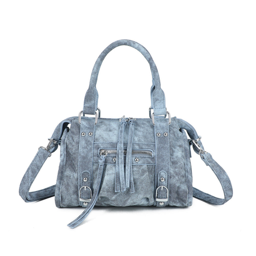 Liv Glowy Medium Tas - Denim