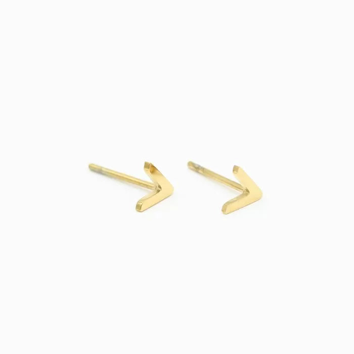 Ear Stud V - Gold