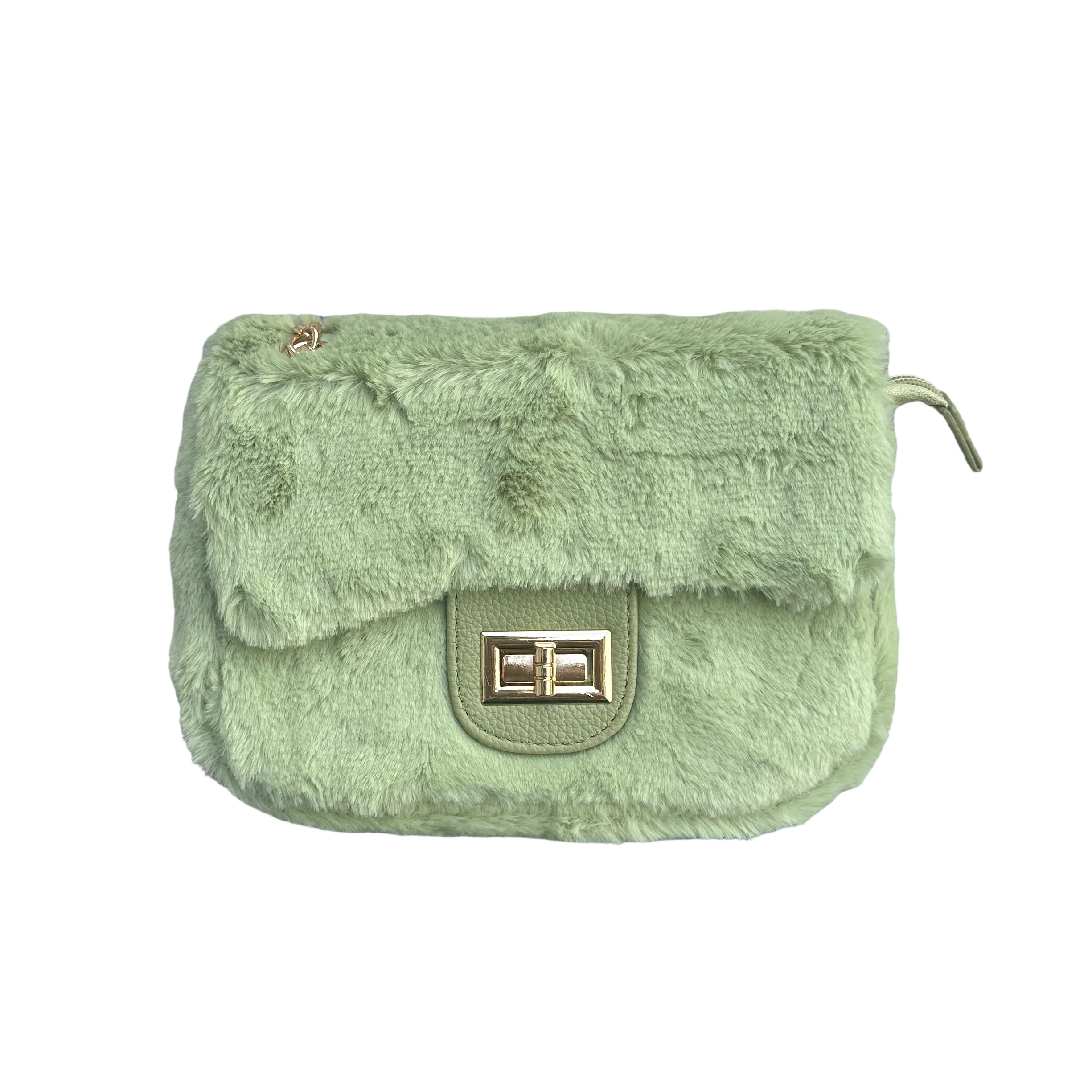 Fluffy Tas - Groen