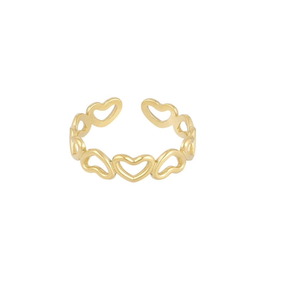 Love All Over Ring - Gold