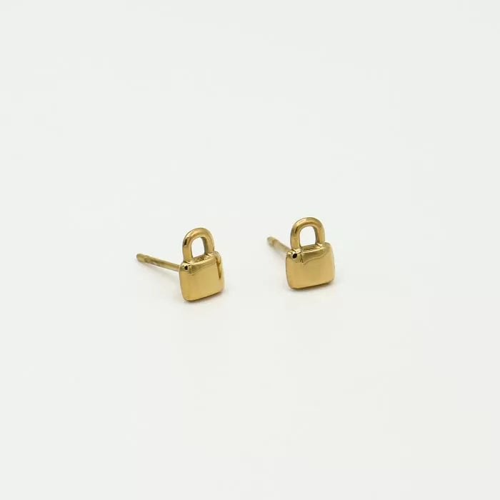 Ear Stud Lock - Gold