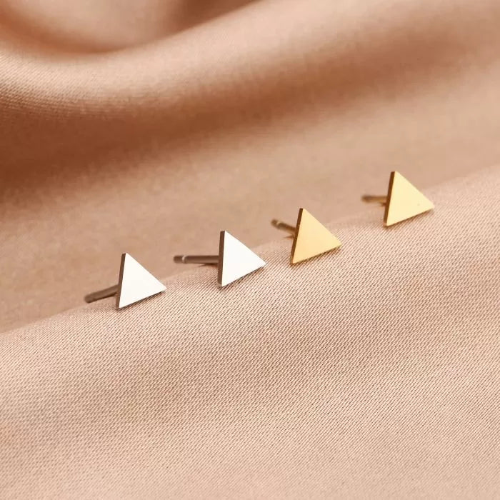 Ear Stud Traingle - Gold