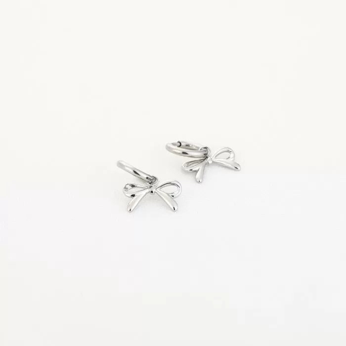 Basic Strikjes Earrings - Silver