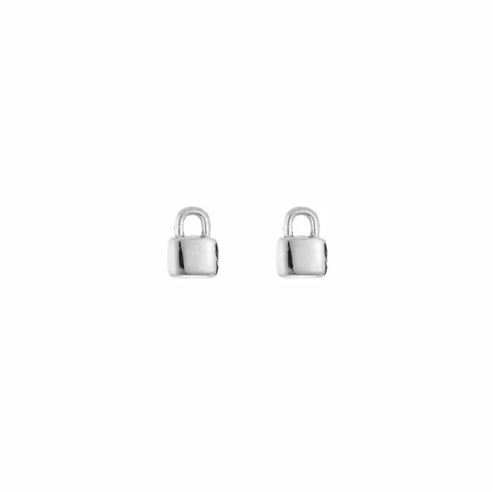 Ear Stud Lock - Silver