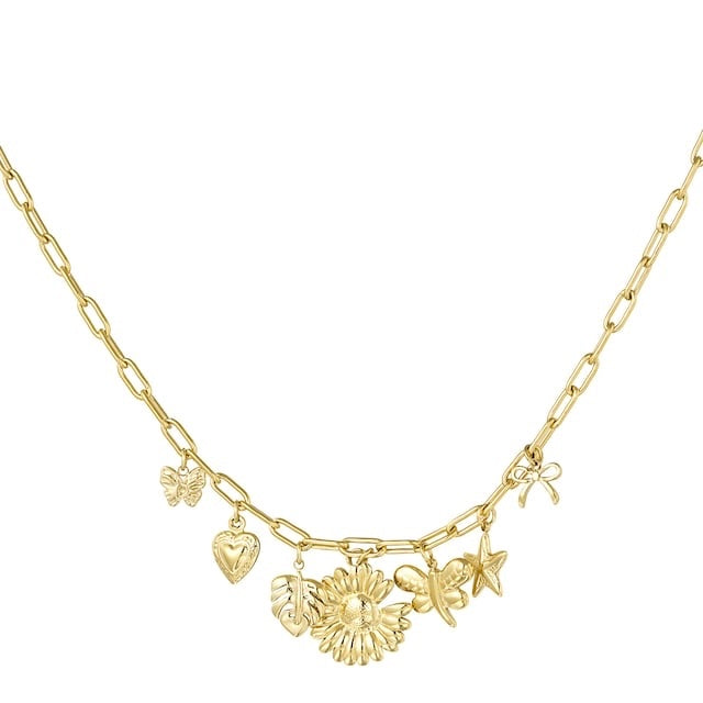 Botanical Bliss Necklace - Gold