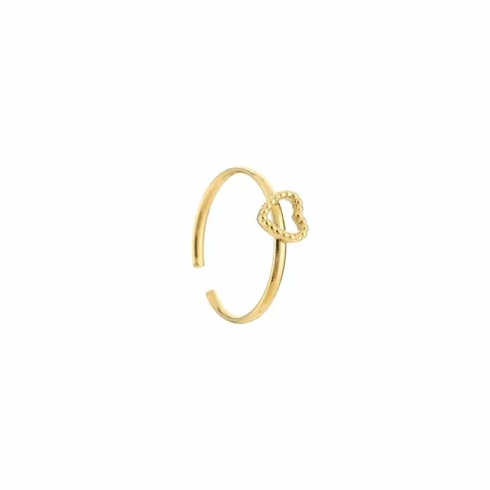 Valentine Heart Ring - Gold