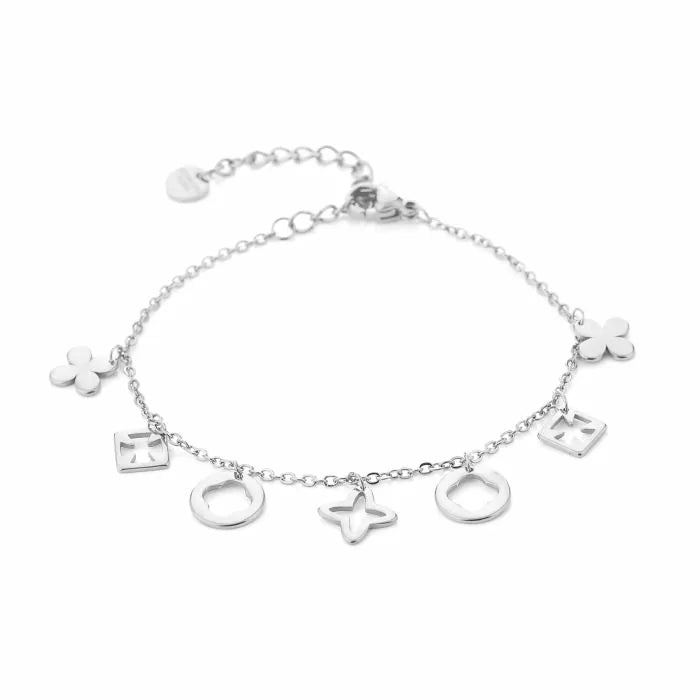 Basic Figure Bracelet - Silver