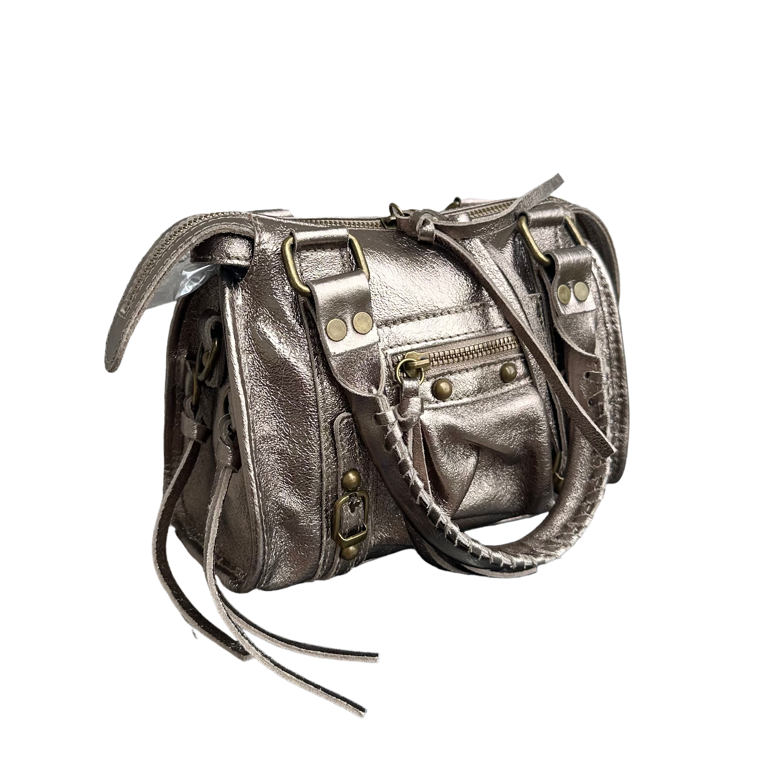 Liv Echt Leer Tas - Metallic Bronze