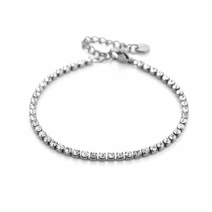 Zirkonia Small Diamond Bracelet - Silver