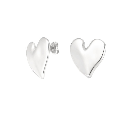 Love First Earrings - Silver