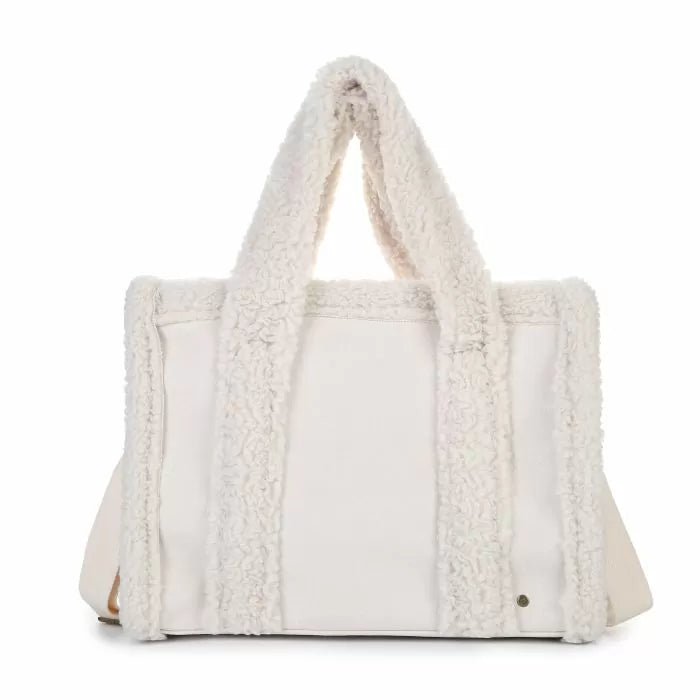 Teddy Shopper Tas - Off White