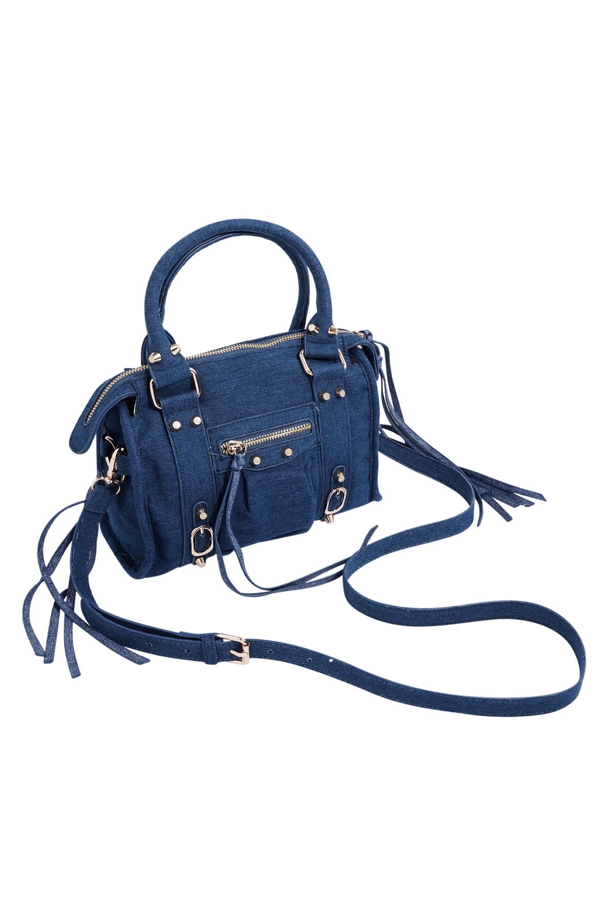 Liv Tas Medium - Fringe Denim