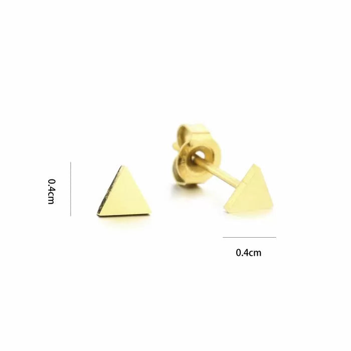 Ear Stud Triangle - Silver