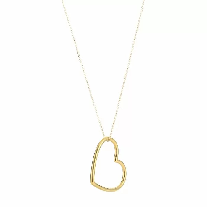 Valentine Heart Necklace - Gold