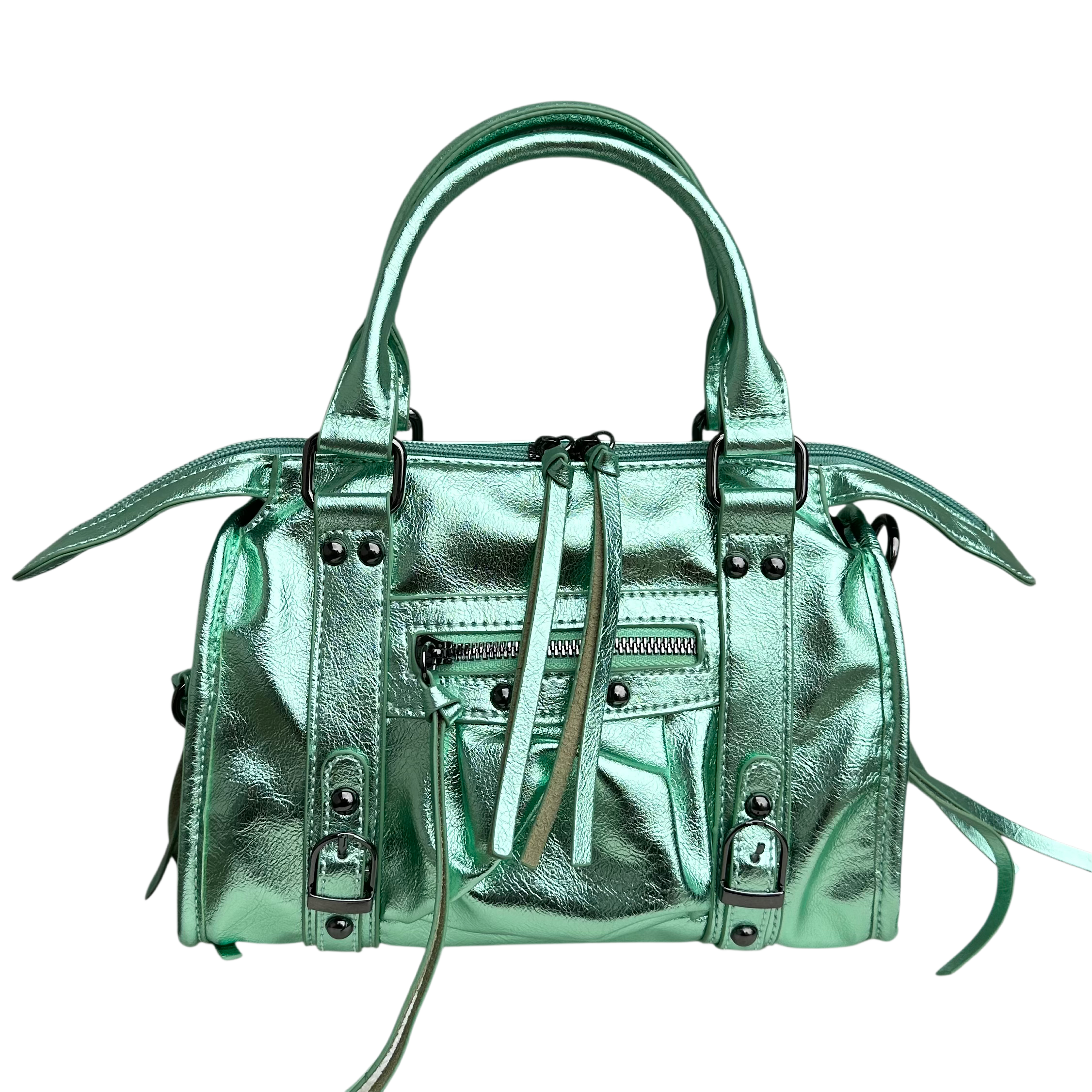 Liv Glowy Medium Tas - Glitter Licht Groen