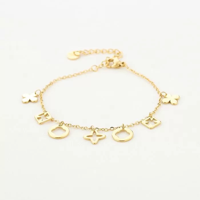 Basic Figure Bracelet - Gold