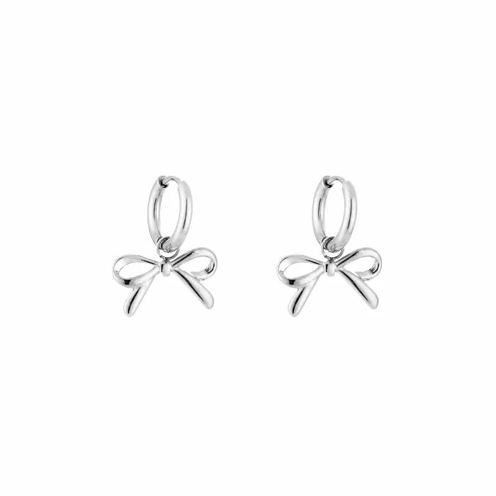 Basic Strikjes Earrings - Silver