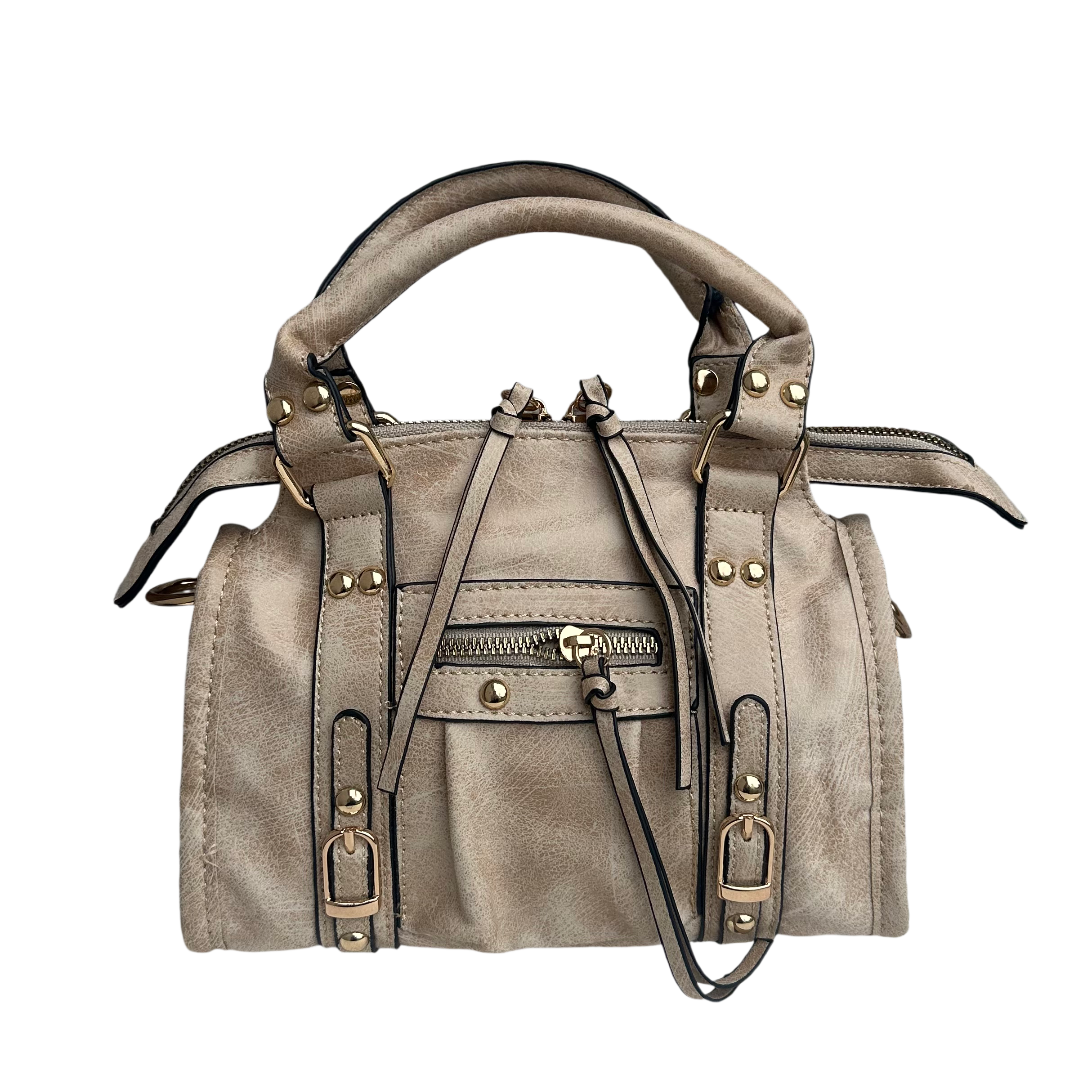 Liv Small Tas PU Leer - Beige