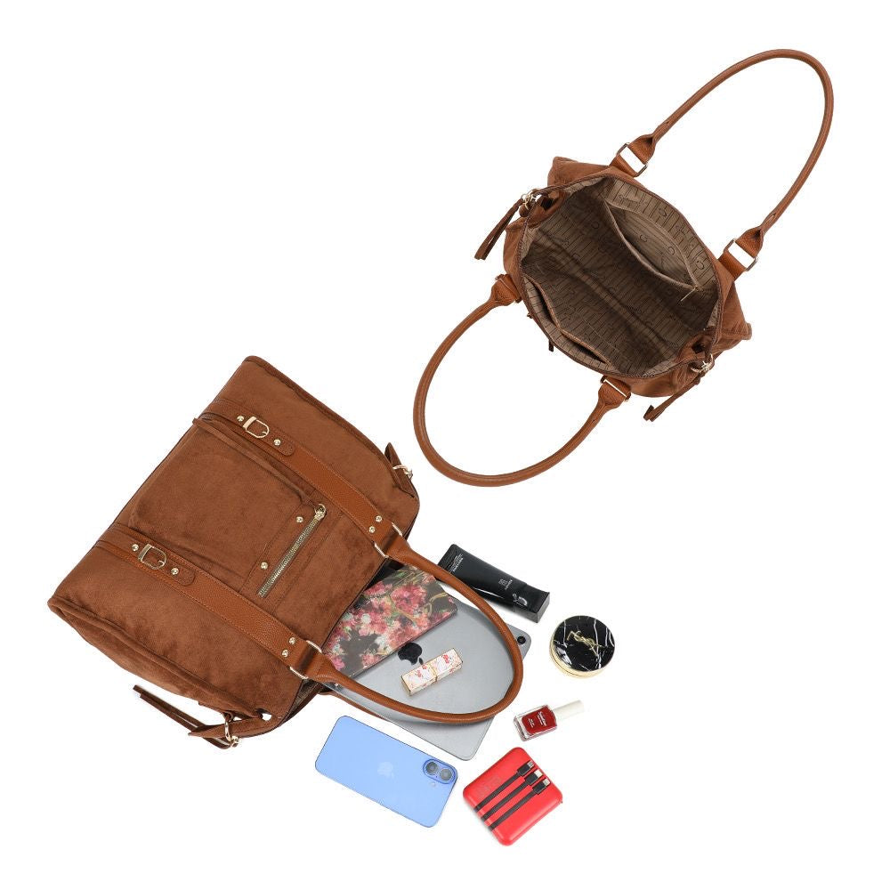 Liv Suède XL Tas - Bruin