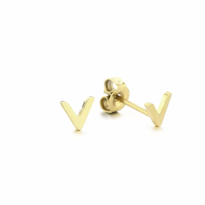 Ear Stud V - Gold