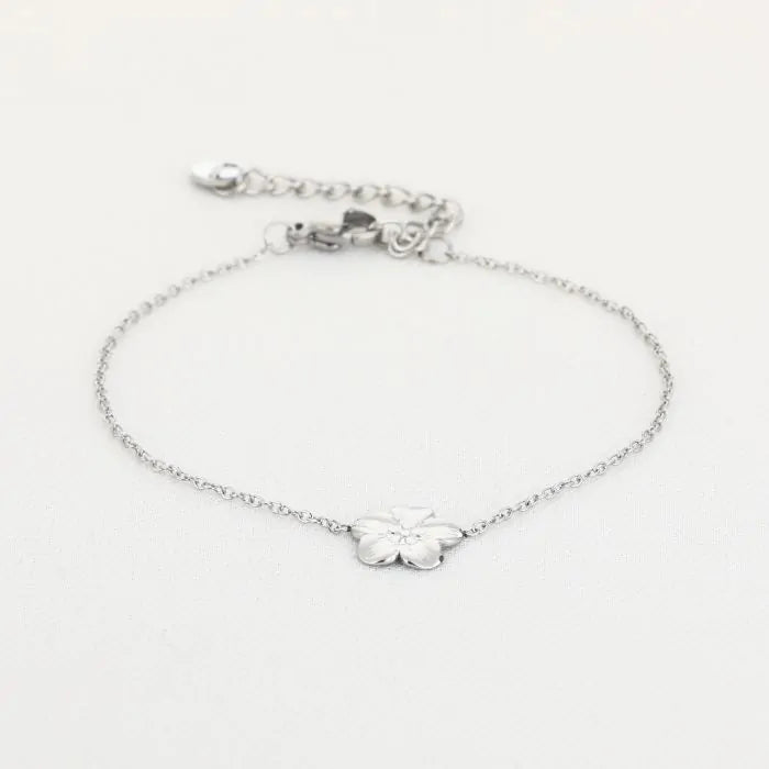 Basic Bloem Bracelet - Silver