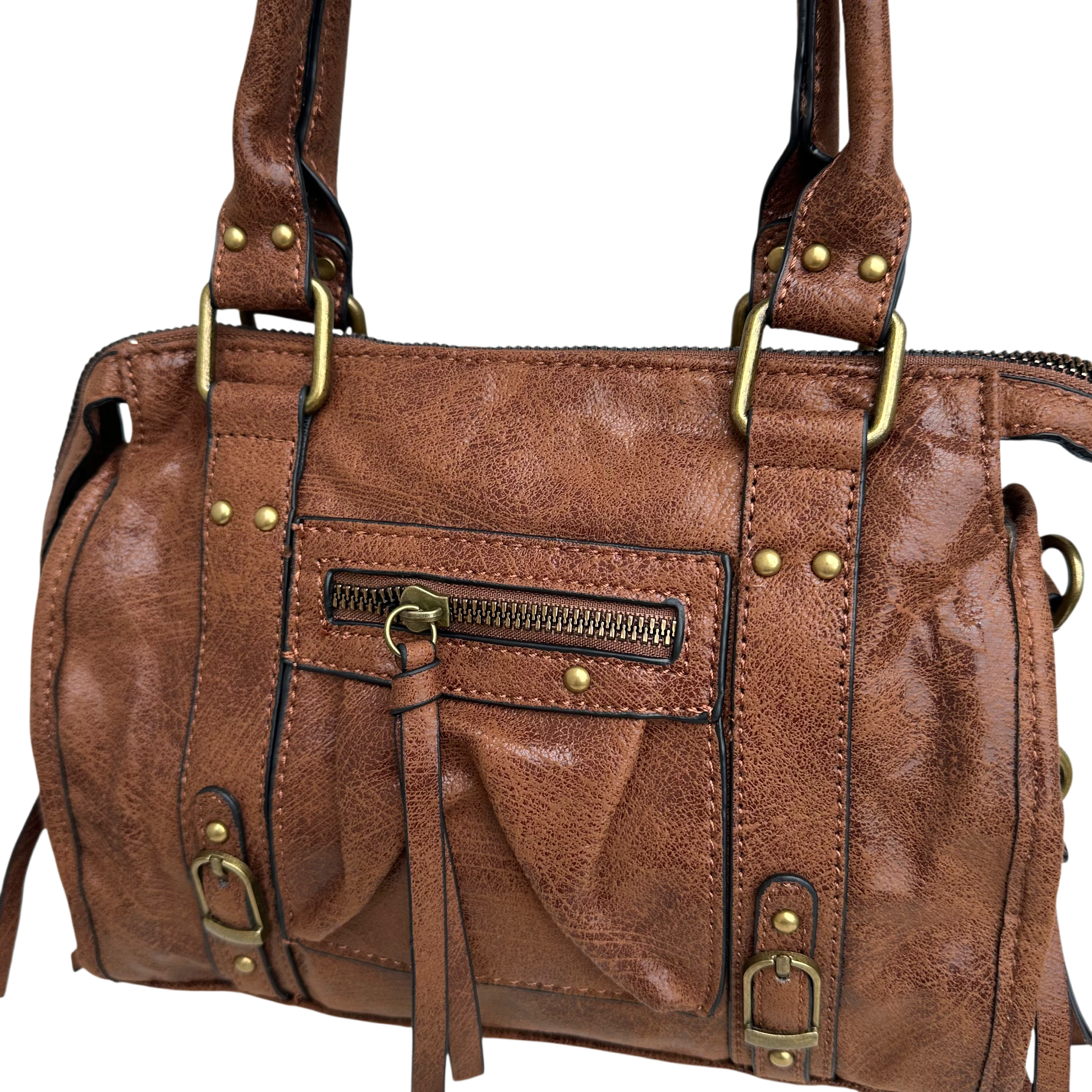 Liv Glossy Medium Tas - Bruin