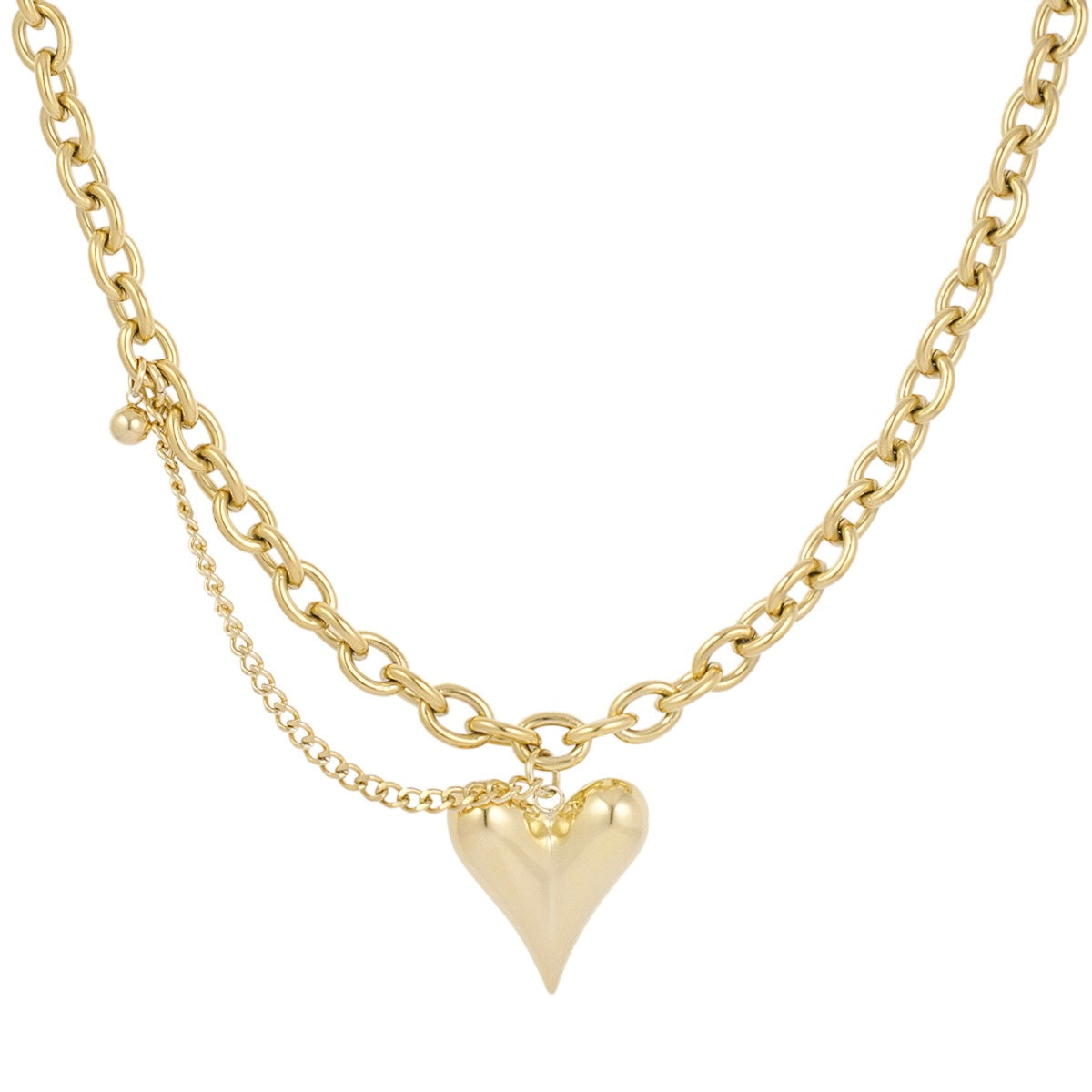 Love Life Necklace - Gold - Sieradenbycelin Sieradenbycelin Sieradenbycelin