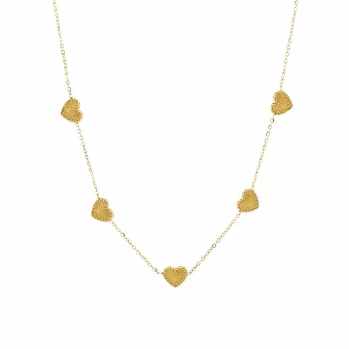 Much Heart Necklace - Gold