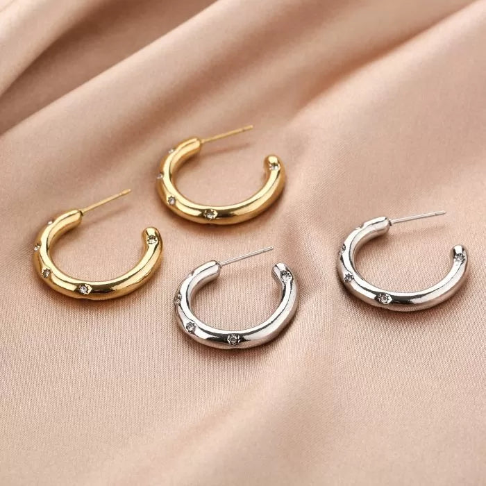 Diamond Earrings - Gold