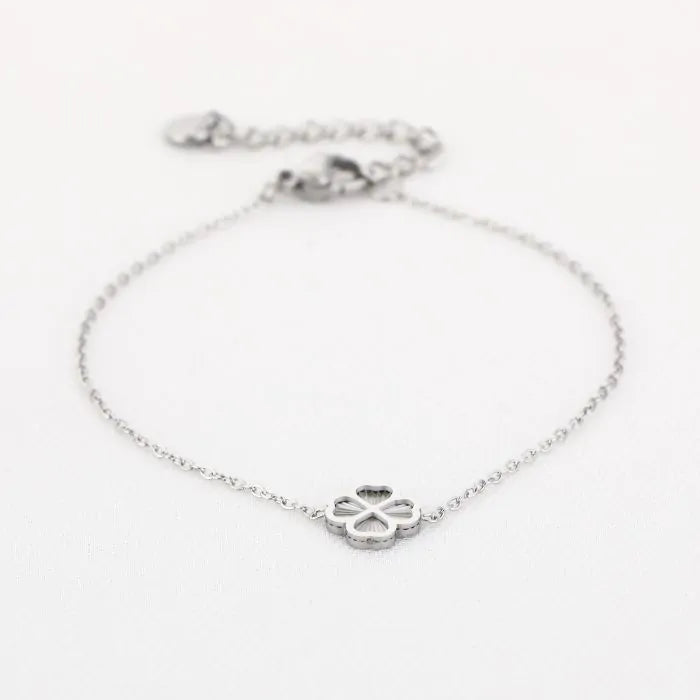 Clover Bracelet - Silver