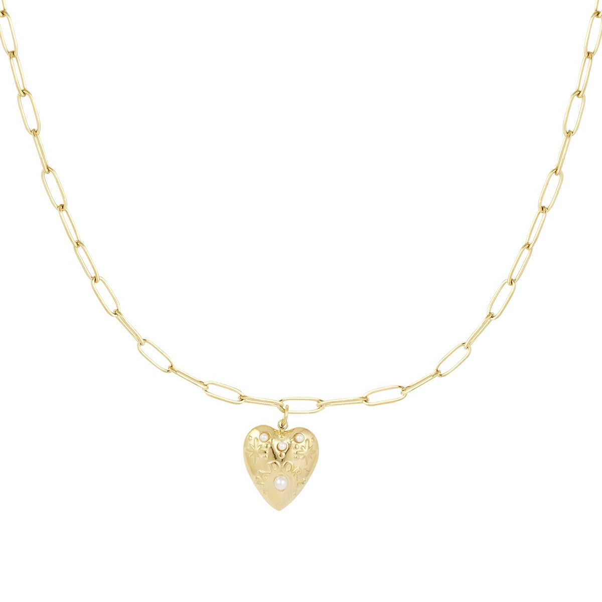 Love Me Necklace - Gold - Sieradenbycelin Sieradenbycelin Sieradenbycelin