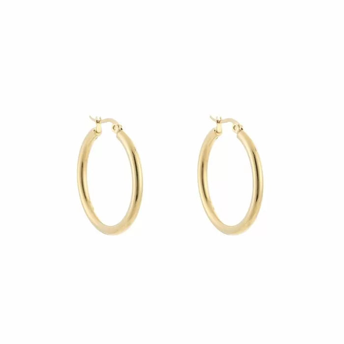 Basic Small Hoops Earrings - Gold