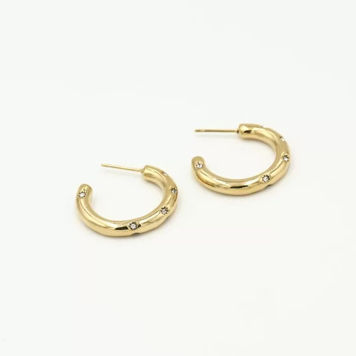 Diamond Earrings - Gold