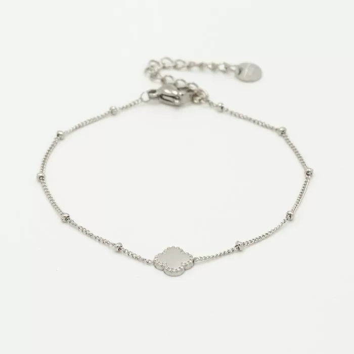 Elise Clover Bracelet - Silver