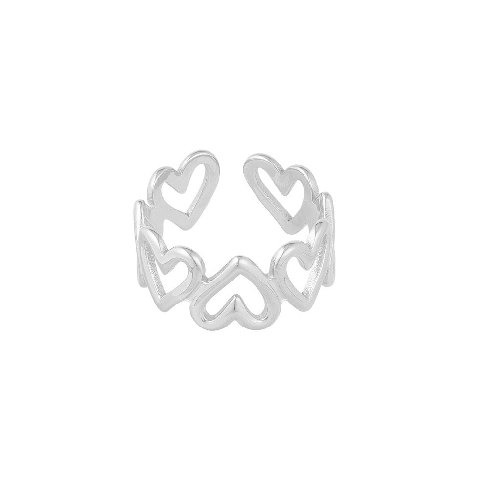 Twisted Love Ring - Silver