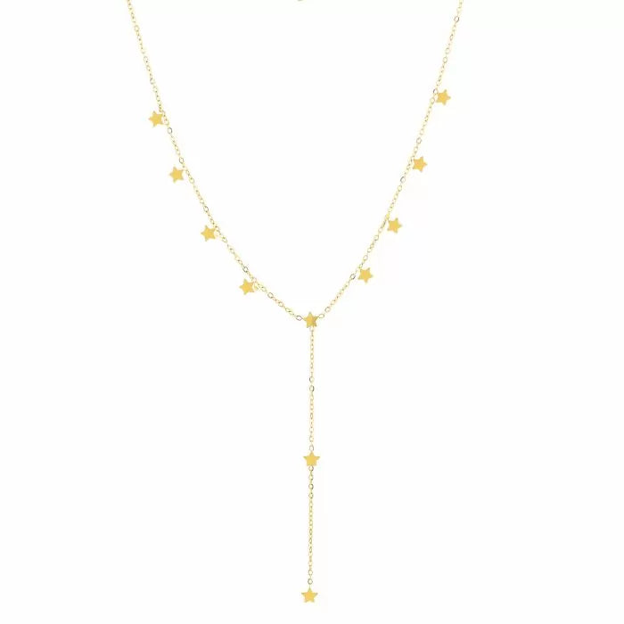 Falling Star Necklace - Gold