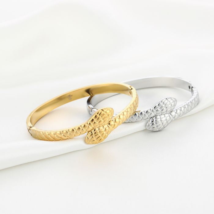 Bangle Snake Bracelet - Gold