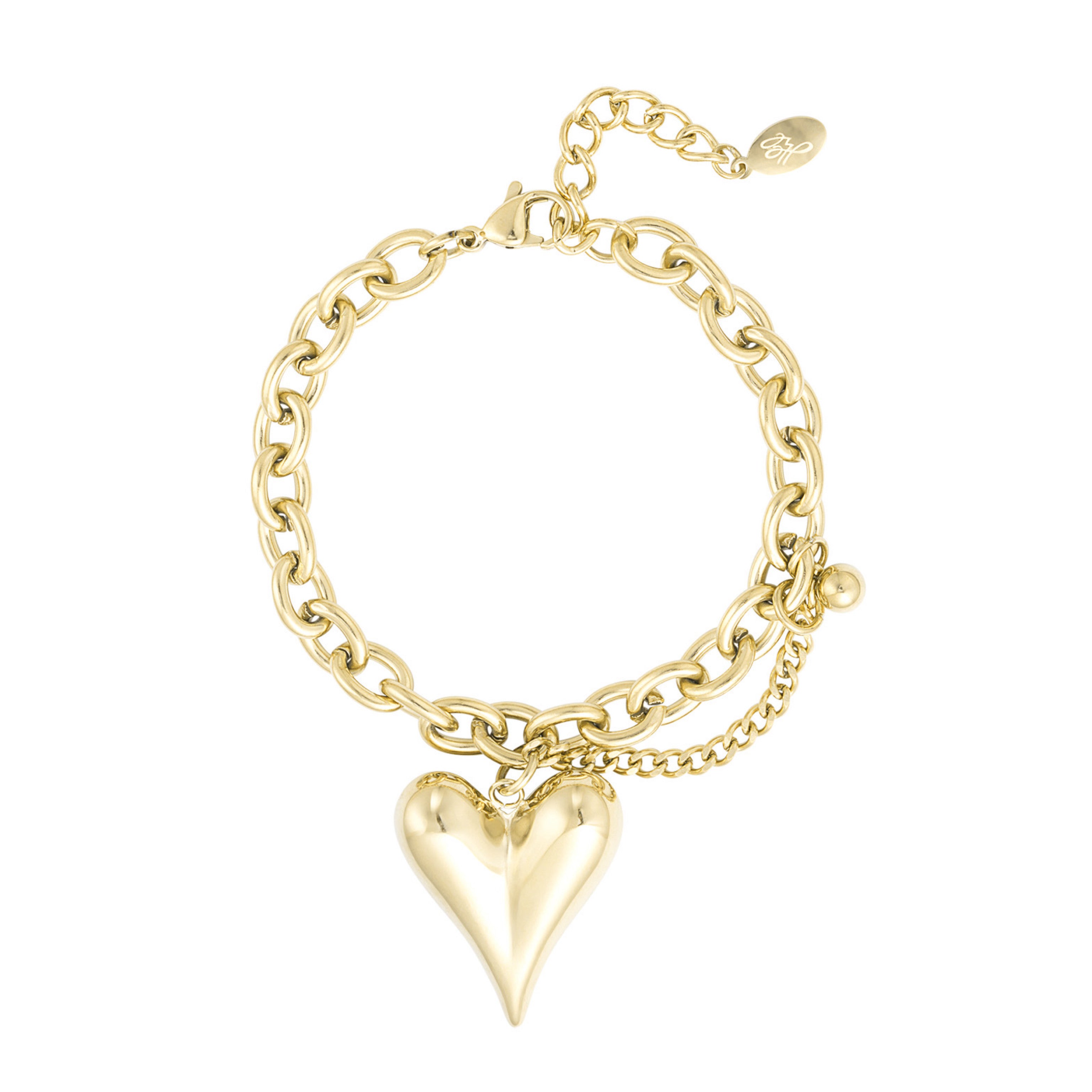 Love Life Bracelet - Gold - Sieradenbycelin Sieradenbycelin Sieradenbycelin