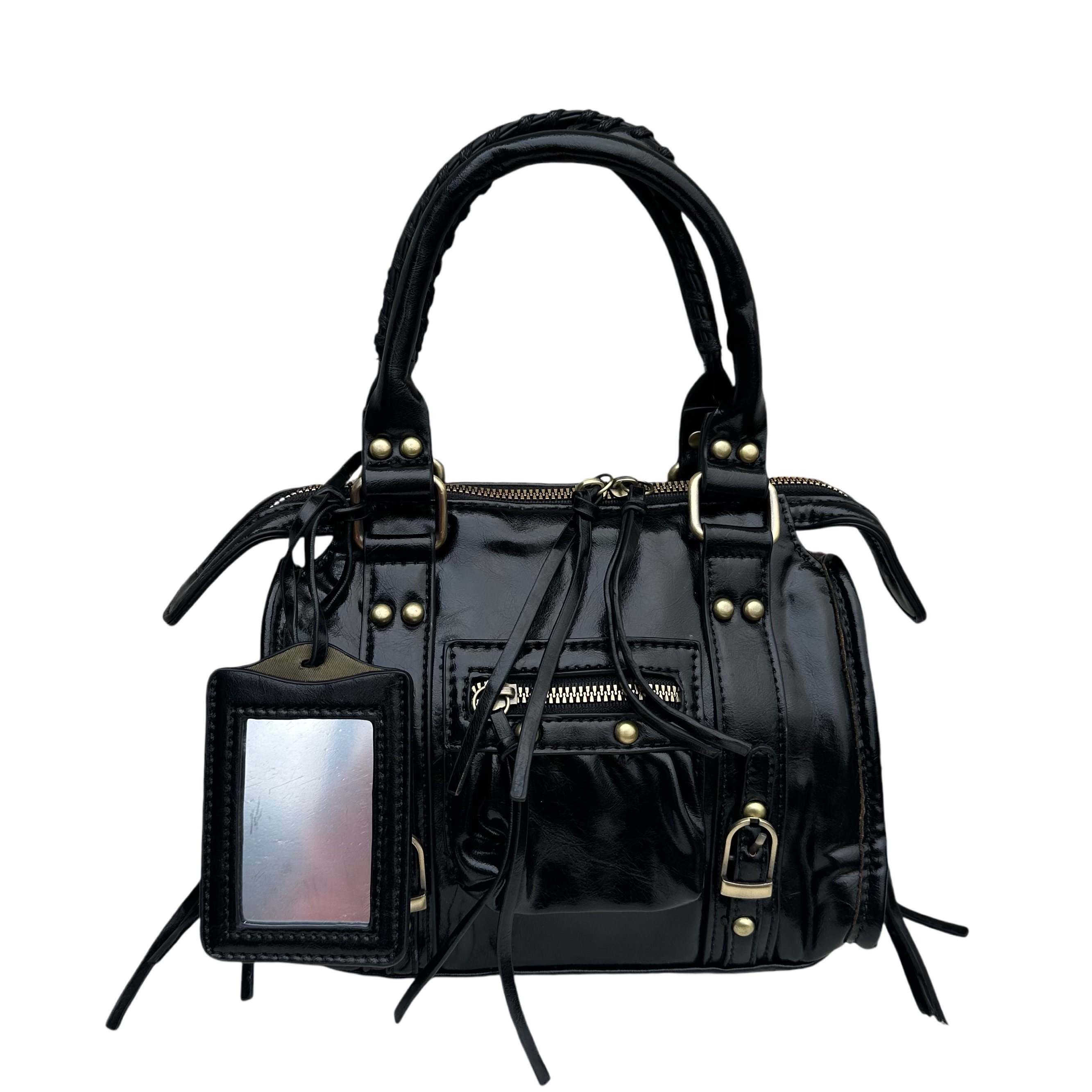 Liv Small Mirror Tas PU Leer - Zwart