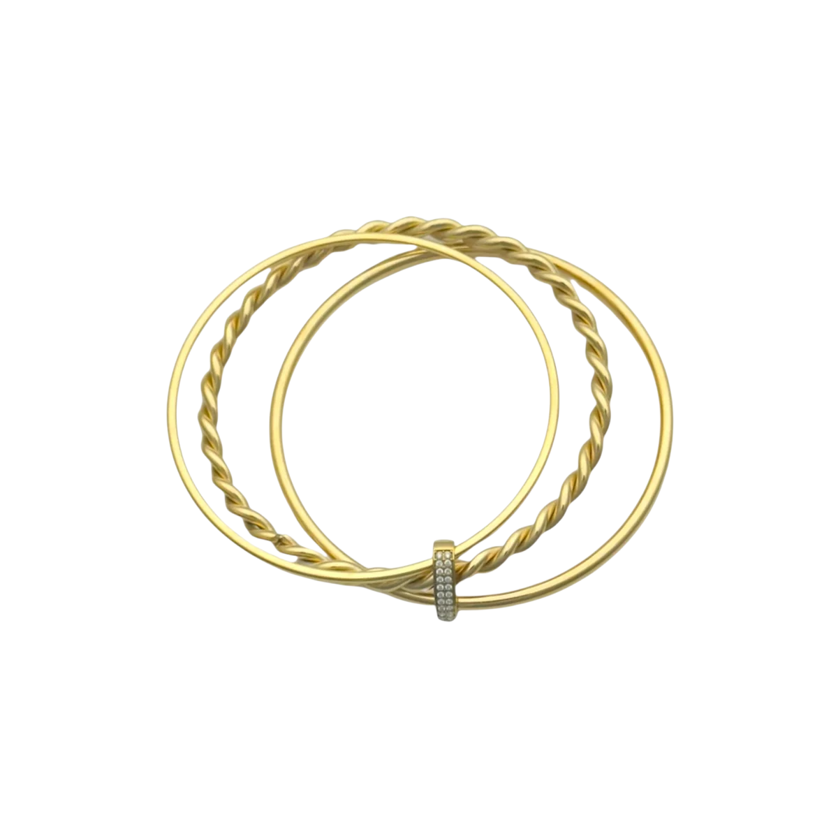 Joëlle Bangle Bracelet - Gold