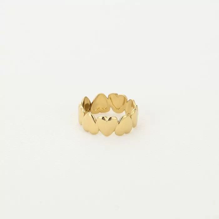 Full Heart Ring - Gold