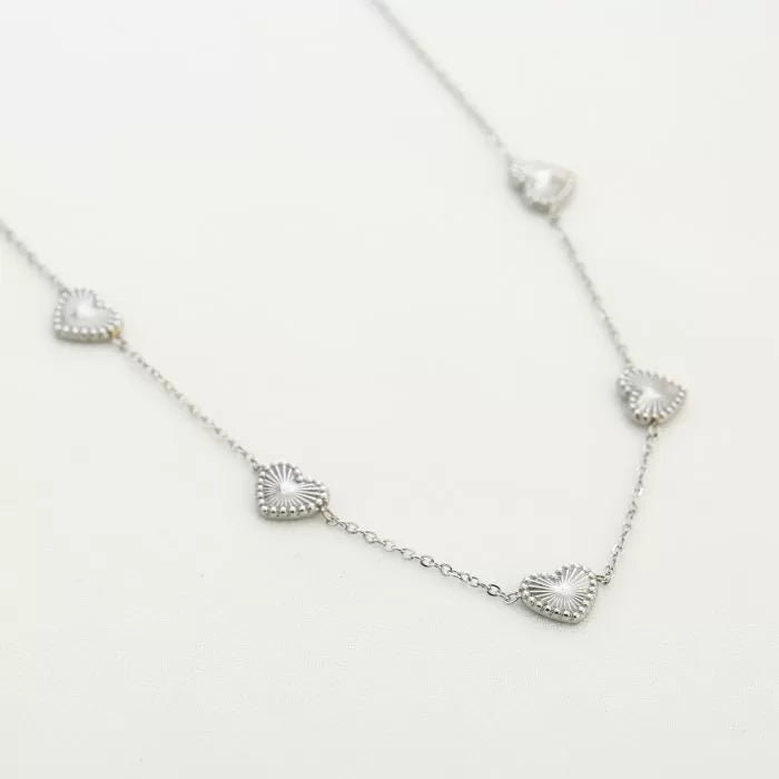 Much Heart Necklace - Silver