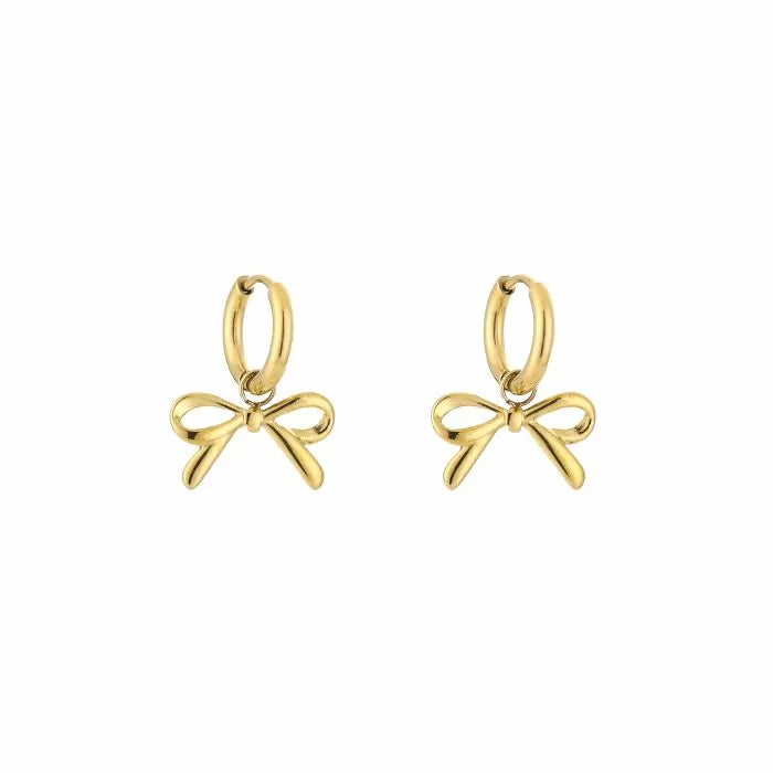 Basic Strikjes Earrings - Gold